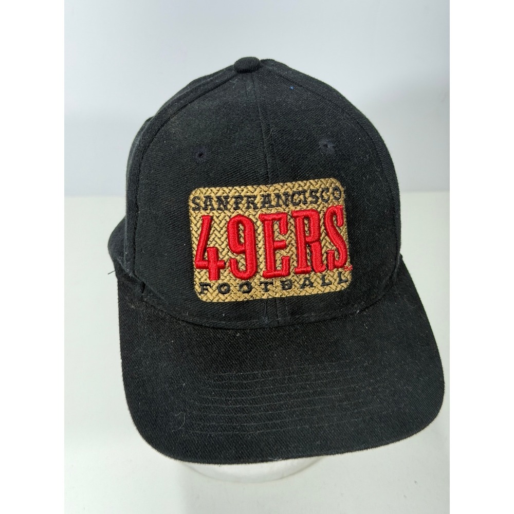 Vintage San Francisco 49ers Eastport Snapback Hat Black Team NFL Football Cap